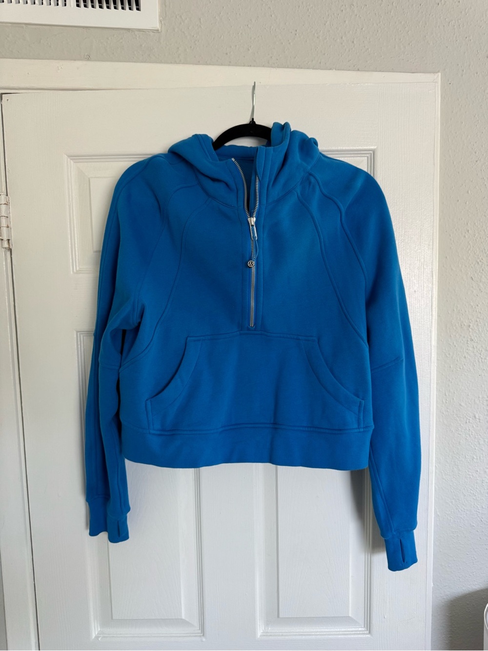 Lululemon Blue Scuba Half-Zip Hoodie